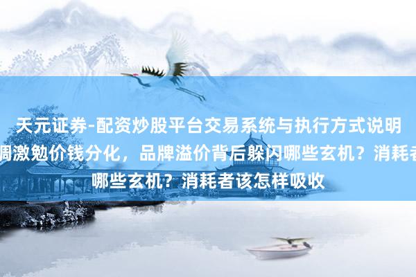 天元证券-配资炒股平台交易系统与执行方式说明 黄金价钱回调激勉价钱分化，品牌溢价背后躲闪哪些玄机？消耗者该怎样吸收