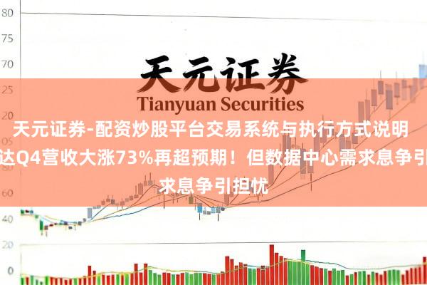 天元证券-配资炒股平台交易系统与执行方式说明 英伟达Q4营收大涨73%再超预期！但数据中心需求息争引担忧